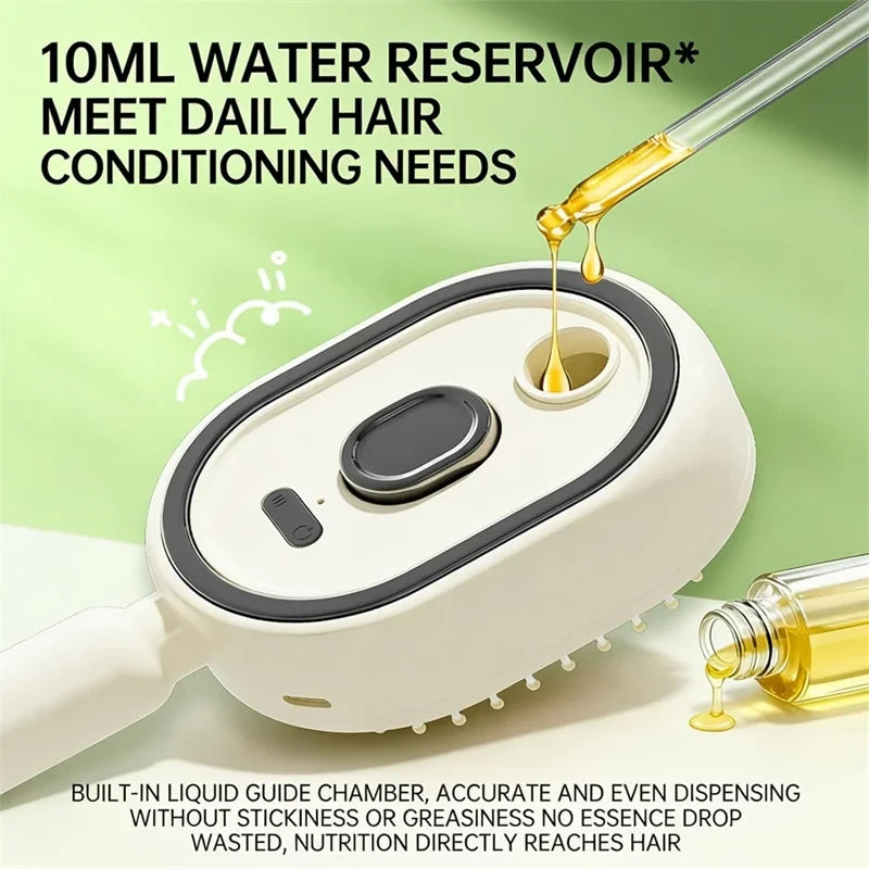 Rechargeable Misting Scalp Massage Brush