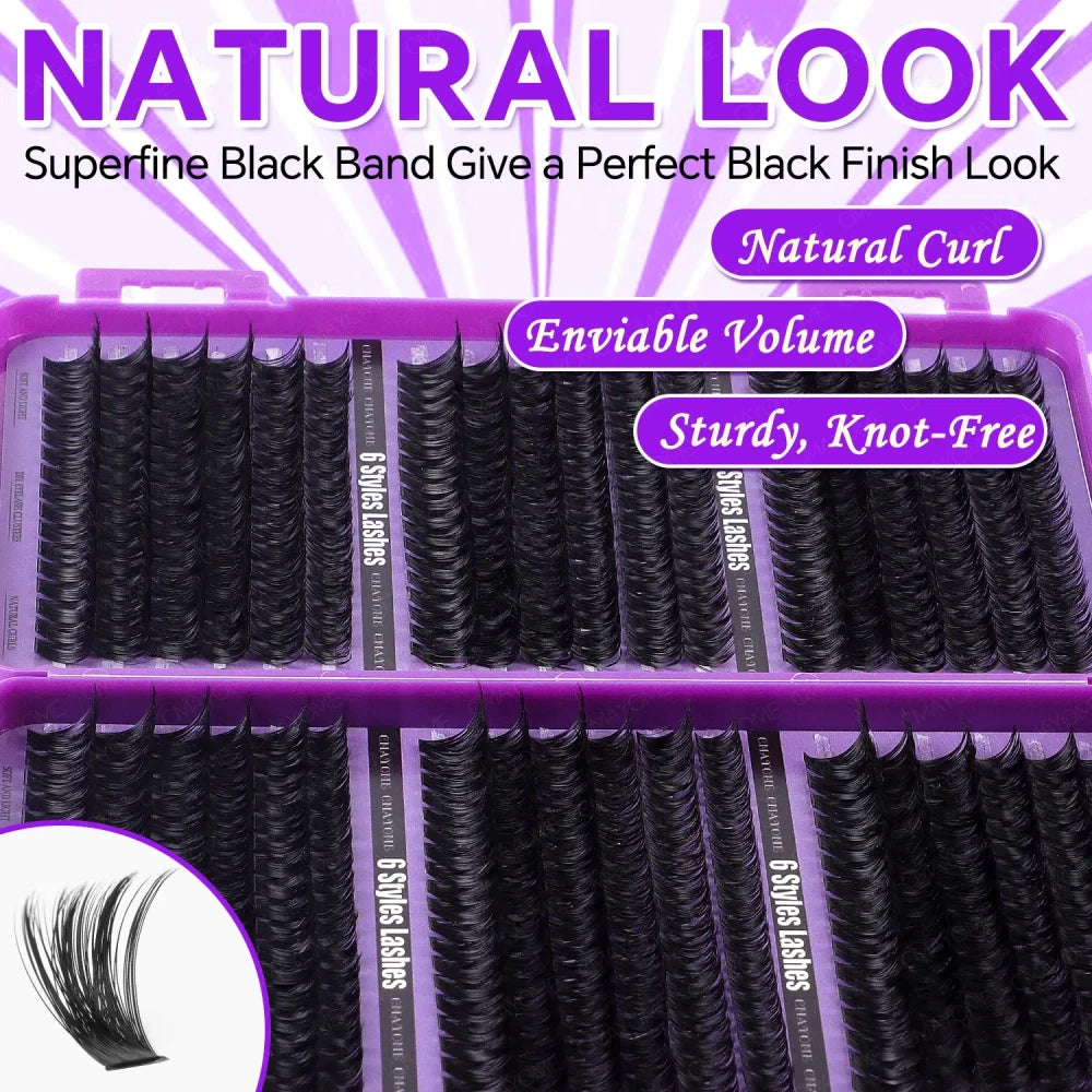 Natural Soft Eyelash Extension Kit