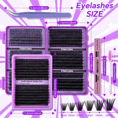 Natural Soft Eyelash Extension Kit